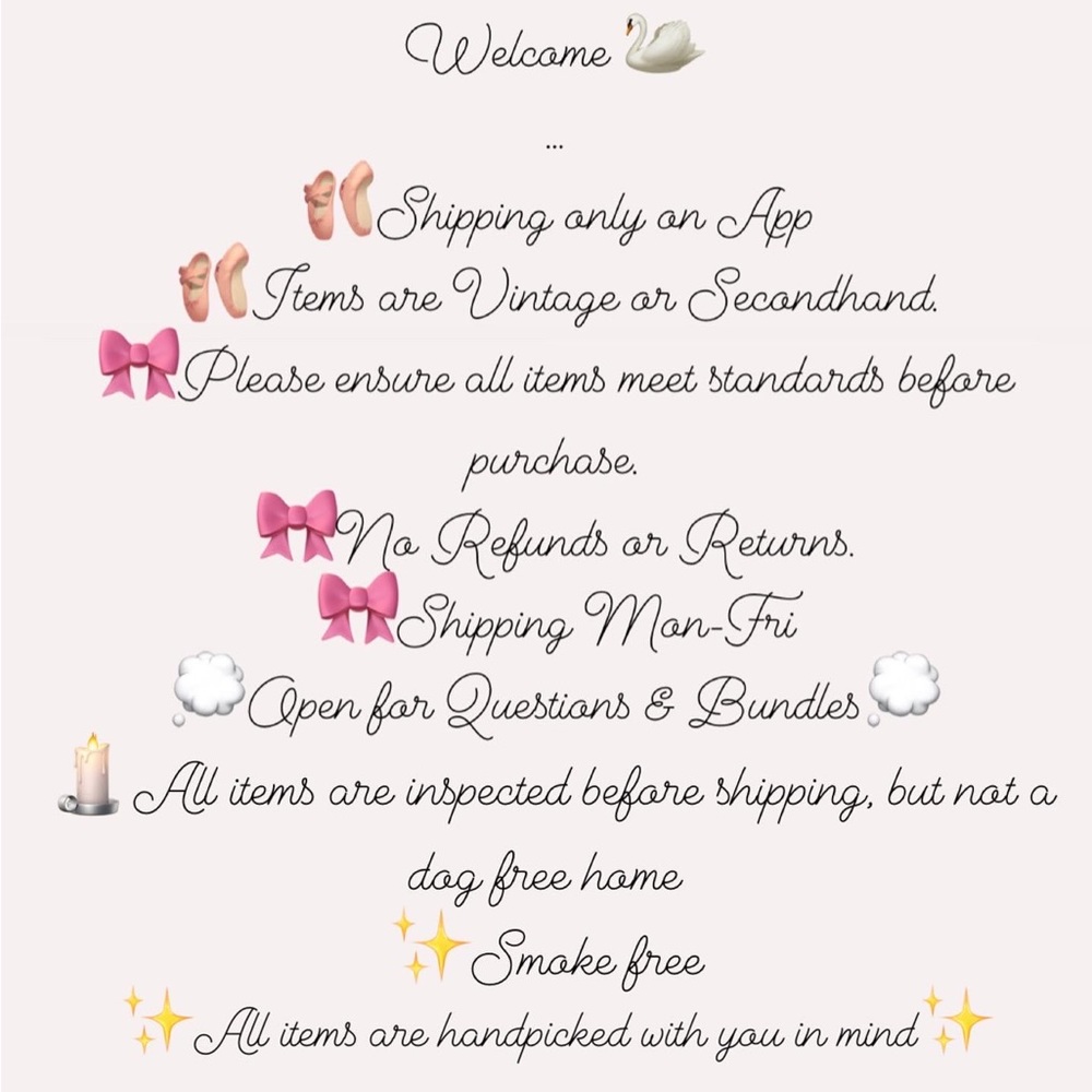 Store Policy🦢 - Picture 2 of 2